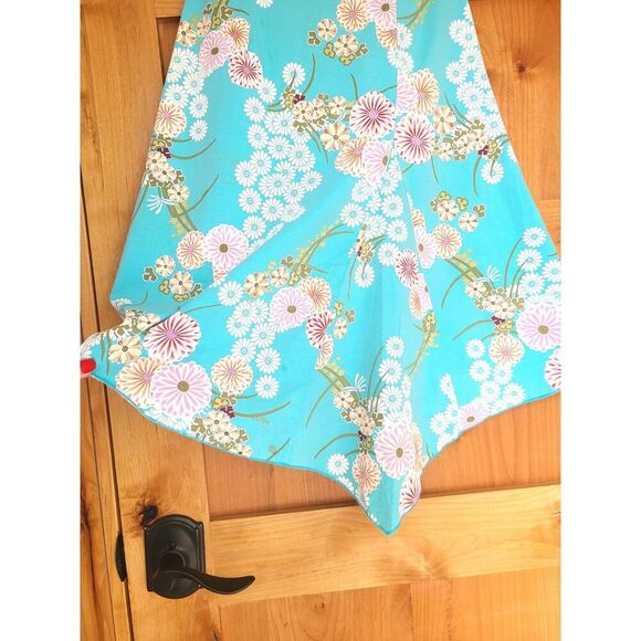 Vintage Final Touch Y2K Strapless Floral Sun Dress Resort Preppy Girly SMALL S - Picture 3 of 8